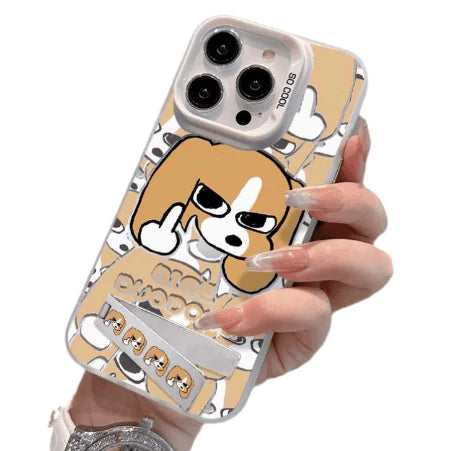 "Fun Letter Dog Case for Apple Devices"
