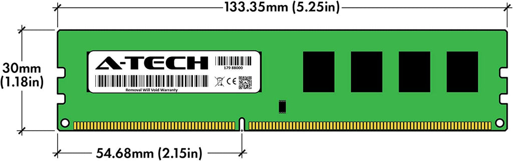 RAM 2GB DDR3 1333 Mhz PC3-10600 DIMM - Desktop Computer Memory - CL9 240-Pin UDIMM Non-Ecc Unbuffered Upgrade Module