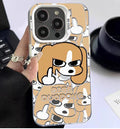 "Fun Letter Dog Case for Apple Devices"