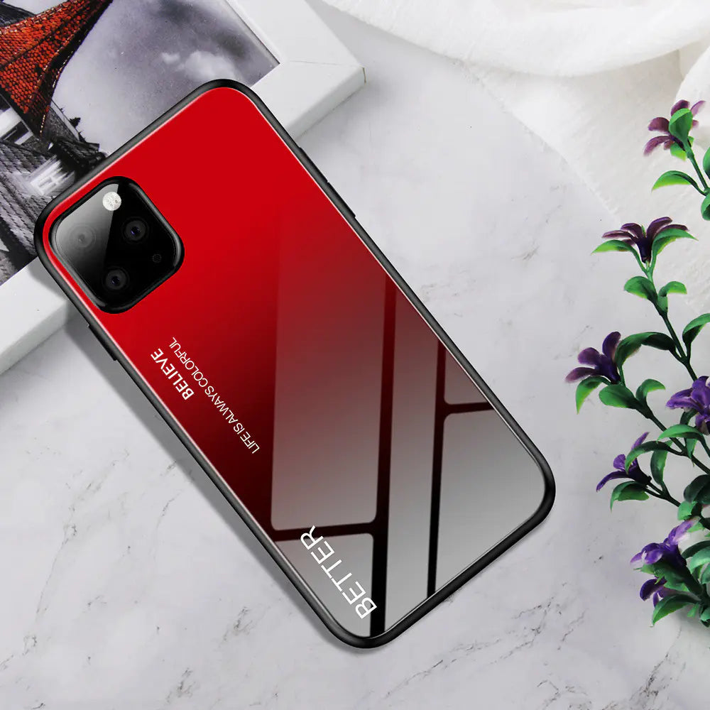 Gradient Glass Phone Case for iPhone 11 and XS Max