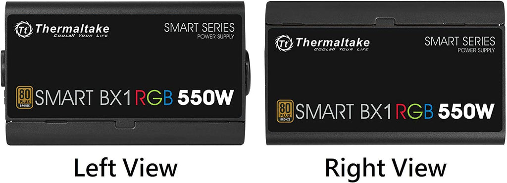 Smart BX1 RGB 80+ Bronze 550W Sli/Crossfire Haswell Ready Continuous Power ATX12V V2.31 / EPS 12V Non-Modular Power Supply 5 Year Warranty PS-SPR-0550NHFABU-1