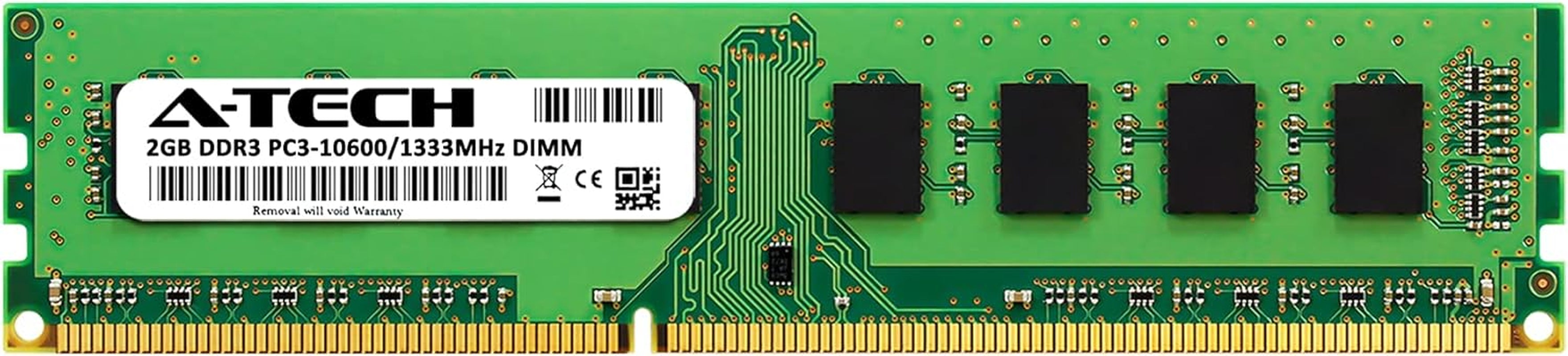 RAM 2GB DDR3 1333 Mhz PC3-10600 DIMM - Desktop Computer Memory - CL9 240-Pin UDIMM Non-Ecc Unbuffered Upgrade Module